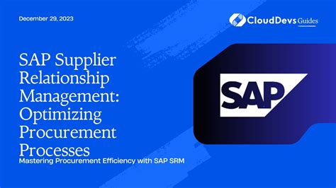 Sap Implementation Guide Supplier Relationship Management