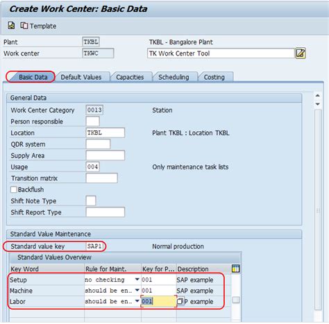 Sap Maintenance Work Center Tcode