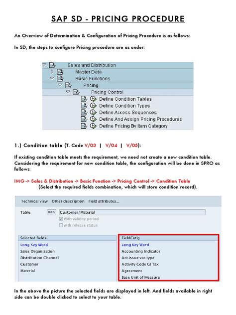 Sap Sd Pricing Procedure Pdf Mavigamles Wordpress