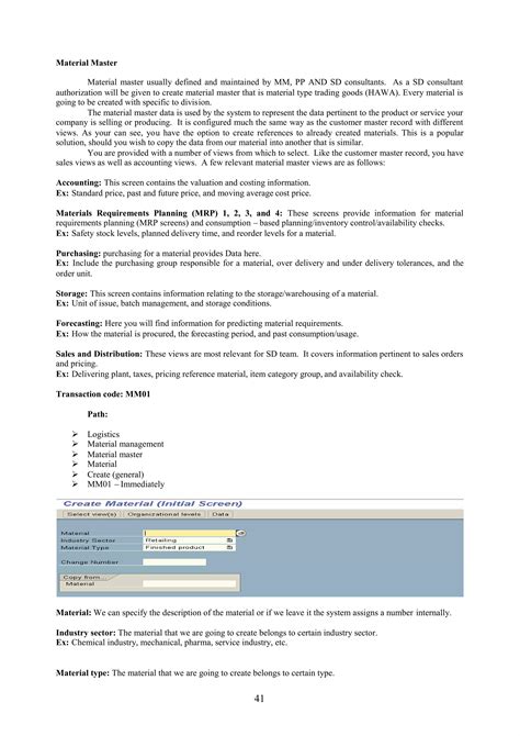 Sap Sd Study Material By Praveen 