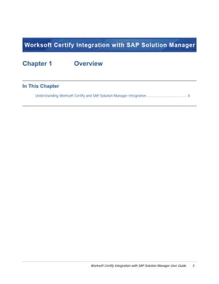 Sap Solution Manager User Guide