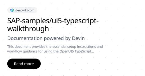 Sap Ui5 Getting Started With Sapui5