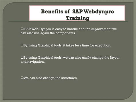 Sap Webdynpro Online Training Course Content