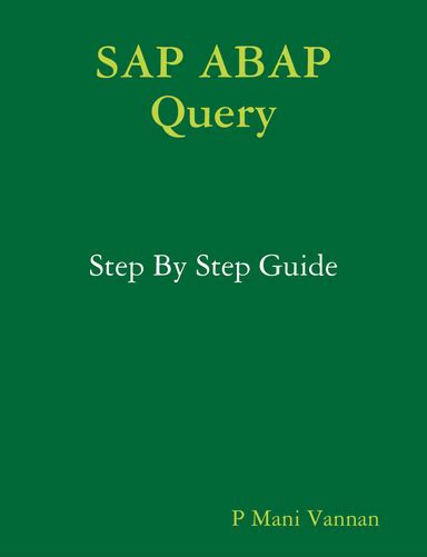 Read Online Sap Abap Step By Guide 