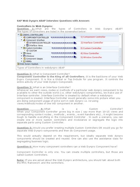 Read Online Sap Abap Webdynpro Interview Questions And Answers 