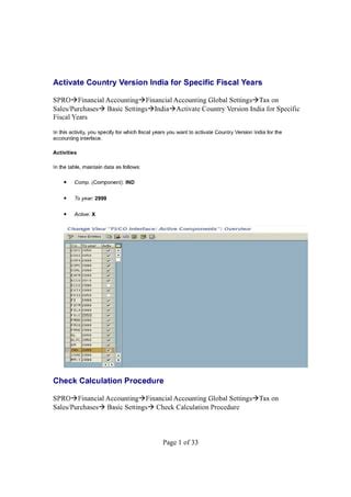 Read Sap Cin Configuration Document 