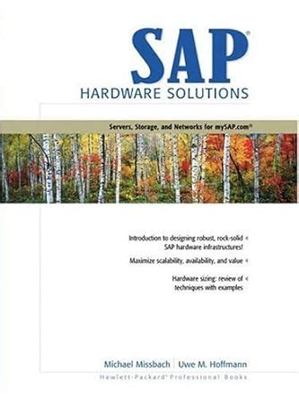 Read Online Sap Hardware Solutions Servers Storage And Networks For Mysapcom 