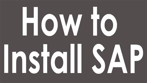 Full Download Sap Installation Guide Ebook 