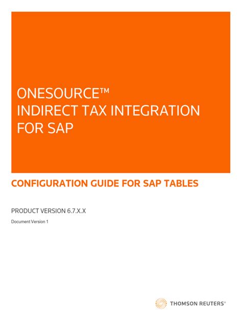 Full Download Sap Tax Configuration Guide 