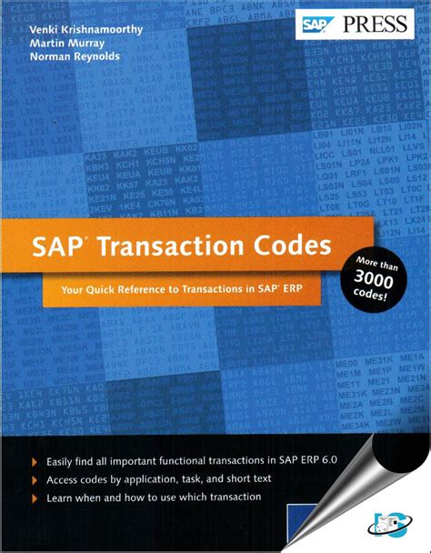 Full Download Sap Transaction Codes Your Quick Reference To Transactions In Sap Erp 