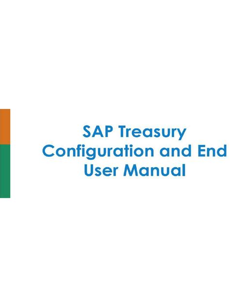 Read Online Sap Treasury Configuration Document 