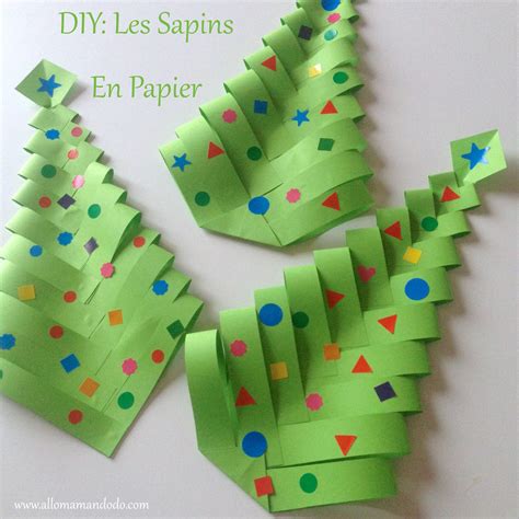 Sapin 3d Papier   Bricolage Noel Facile Rouleau Papier Toilette Nounoubricabrac - Sapin 3d Papier
