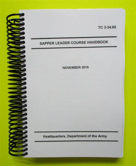 Read Sapper Leader Course Handbook 