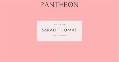 sarah thomas biography