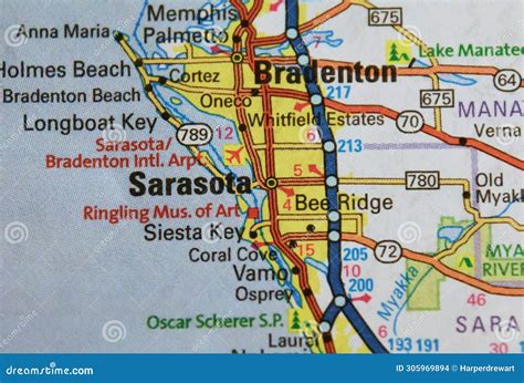 sarasota florida map