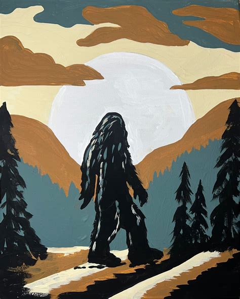 sasquatch in the paint