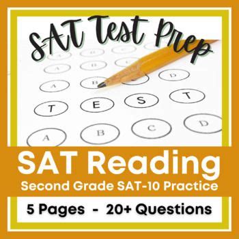 Sat 10 Second Grade Practice Test
