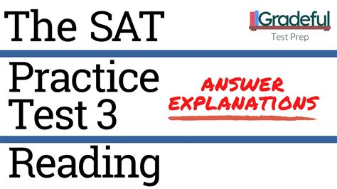 Sat Practice Test 3 Answers
