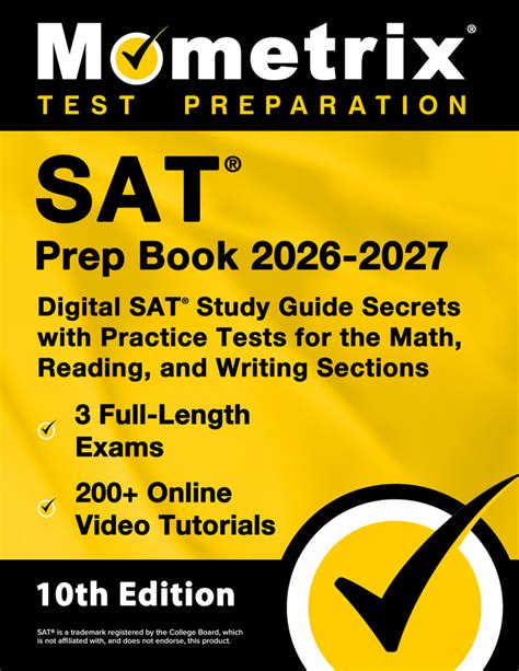 Sat Prep Book Sat Secrets Study Guide Complete Review Practice Tests Video Tutorials For The New College Board Sat Exam