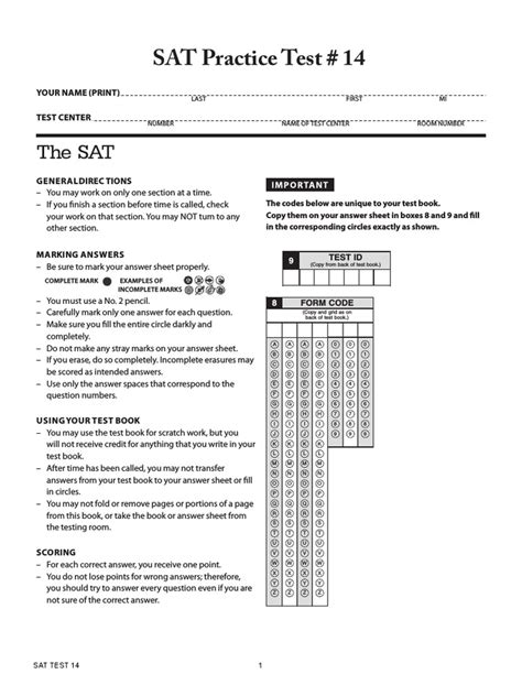 Full Download Sat English Test Papers 