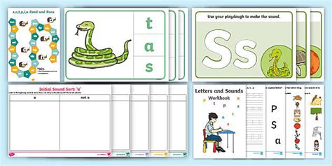 Satpin Phonics Activity Pack For Foundation Teacher Made Satpin Words And Pictures - Satpin Words And Pictures