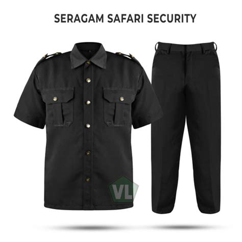 Satu Set Baju Setelan Seragam Security Satpam Baru Baju Seragam - Baju Seragam