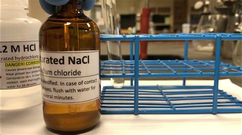 Read Saturated Sodium Chloride Solution 