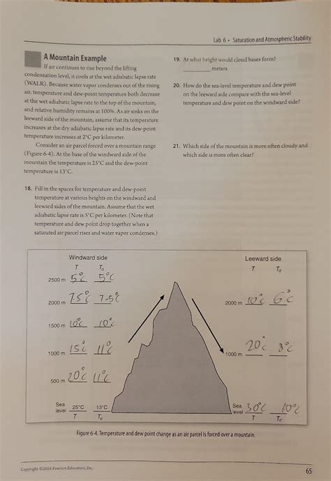 Full Download Saturation And Atmospheric Stability Lab 6 Answers 