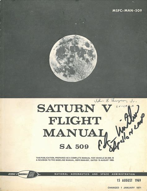saturn v flight manual
