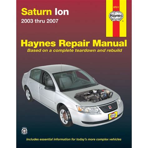 Read Online Saturn Ion Service Manual 