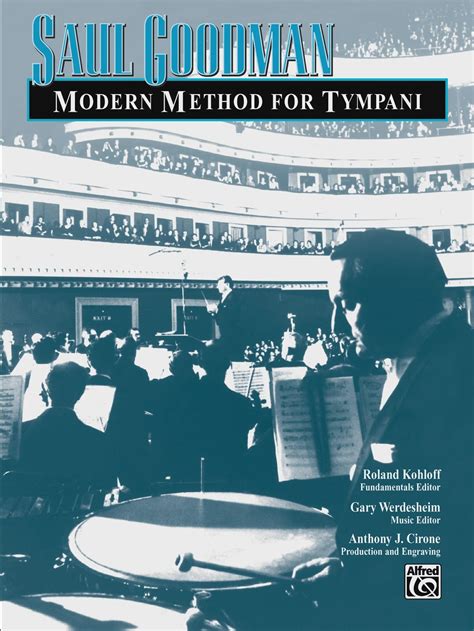 Saul Goodman Modern Method For Timpani English Ed