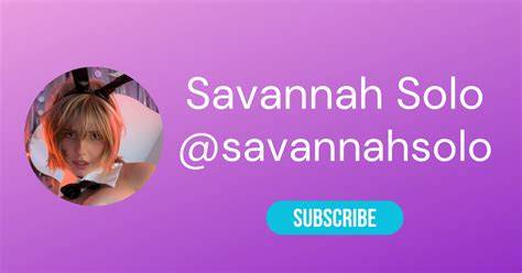 savannahsolo onlyfans leaked
