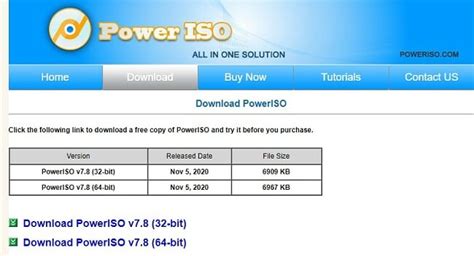 save PowerISO links for downloads