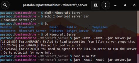 save command minecraft server