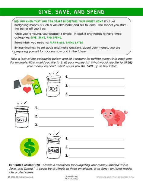 Savings Account Worksheet   50 Financial Literacy Worksheets For Students Kidsu0027 Money - Savings Account Worksheet