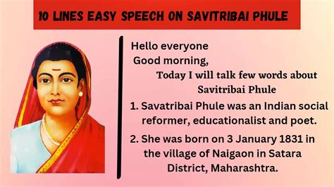 Savitribai Phule Speech