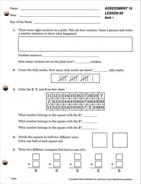Saxon Grade 2 Worksheets Lesson Worksheets Saxon Math 2 Worksheets - Saxon Math 2 Worksheets