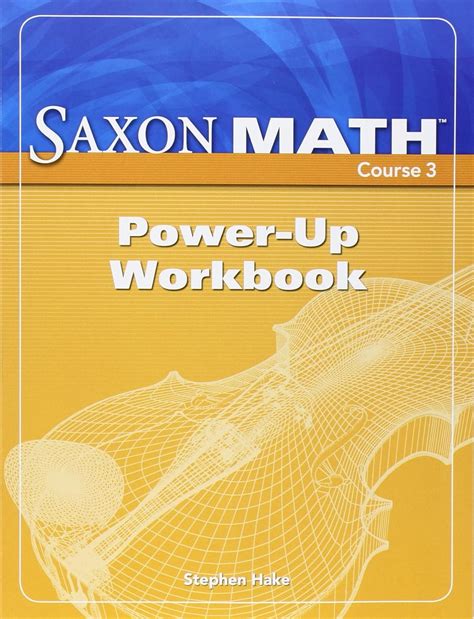 Saxon Math 3 Workbook