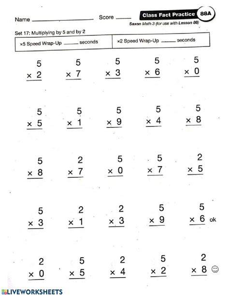 Saxon Math 3rd Grade Worksheets