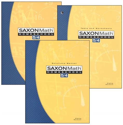 Saxon Math 5 4 Solutions Manual