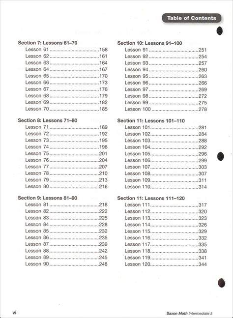 Saxon Math 5th Grade Answer Key