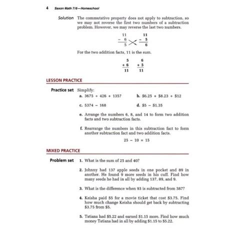 saxon math 76 4th edition answer key