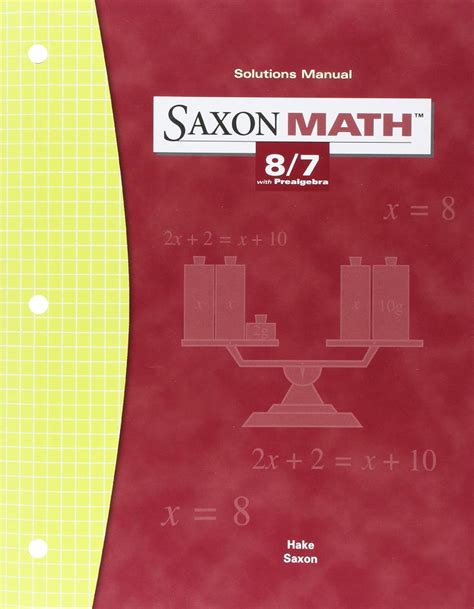 Saxon Math 8 7 Solution Manual