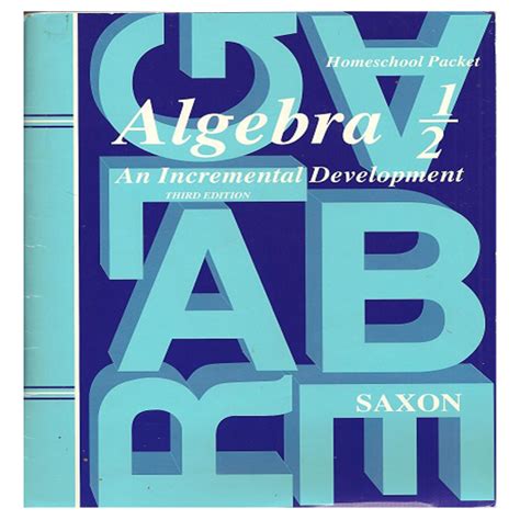 saxon math algebra 1 2