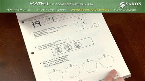 Saxon Math First Grade Workbook