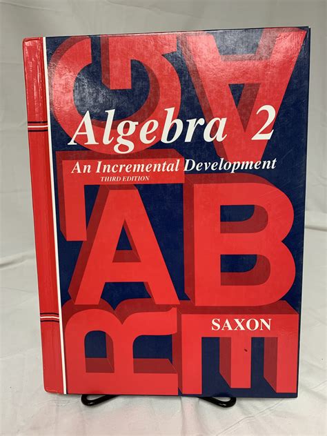 Full Download Saxon Algebra 2 3Rd Edition Used 