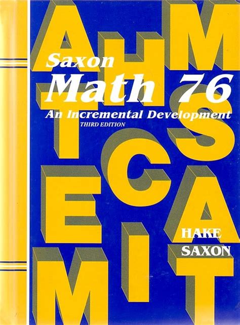 Download Saxon Math 76 First Edition Answer Key 