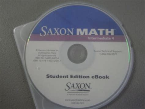 Download Saxon Math Intermediate 4 Student Edition 