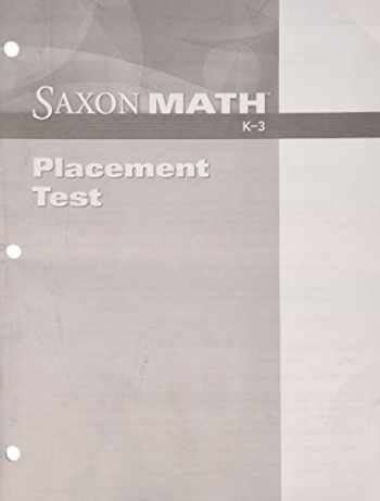 Full Download Saxon Math Placement Test Answers 