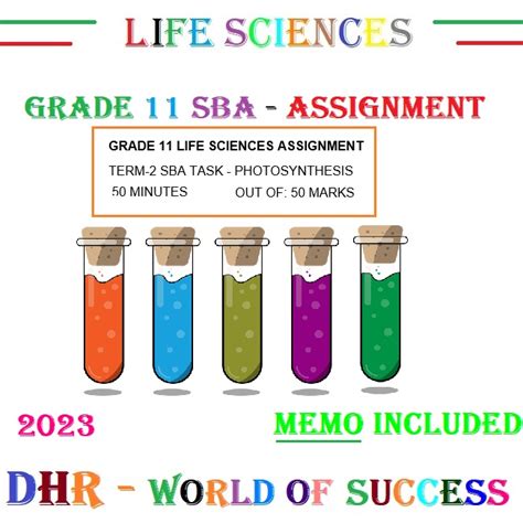 Sba Life Science Assignment Grade 12 Memo